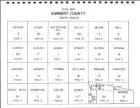 Sargent County Code Map, Sargent County 1981